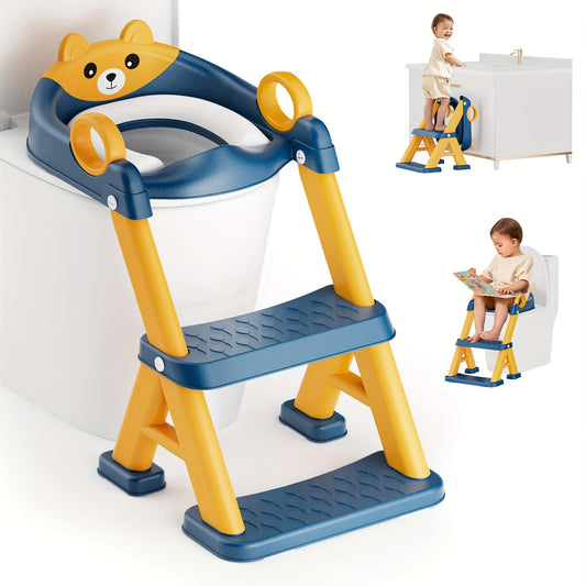 2 in 1 Potty Training Toilet With Steps And Handrails