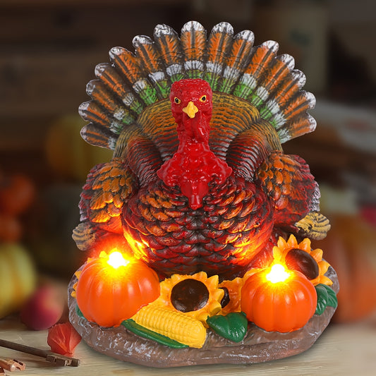 Thanksgiving Turkey Decoration Statue For Home Living Room