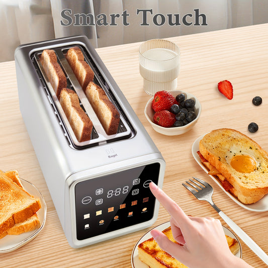 Long Slot 4 Slice Toaster With Touch Screen Display