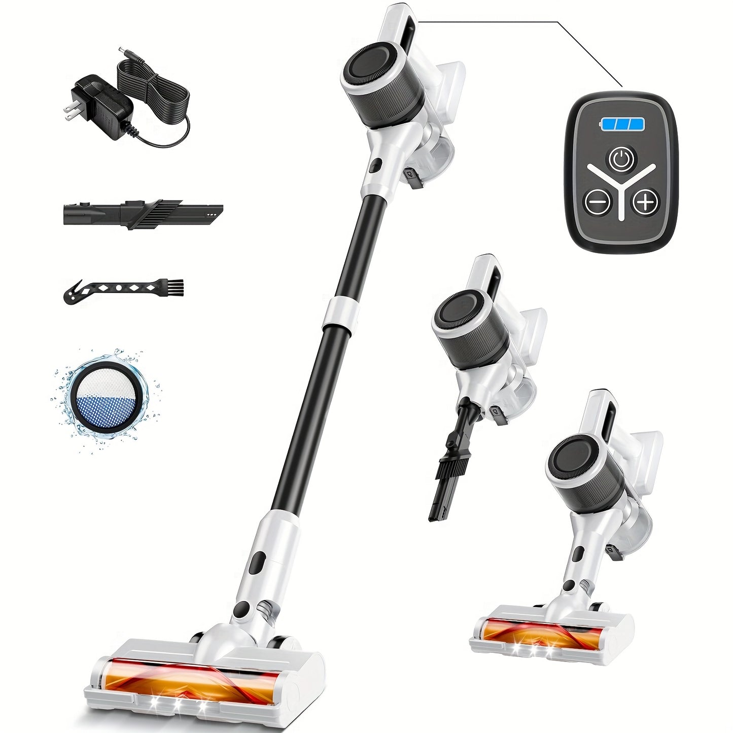 Cordless Vacuum Cleaner 35000 To 46000 Pa Lightweight