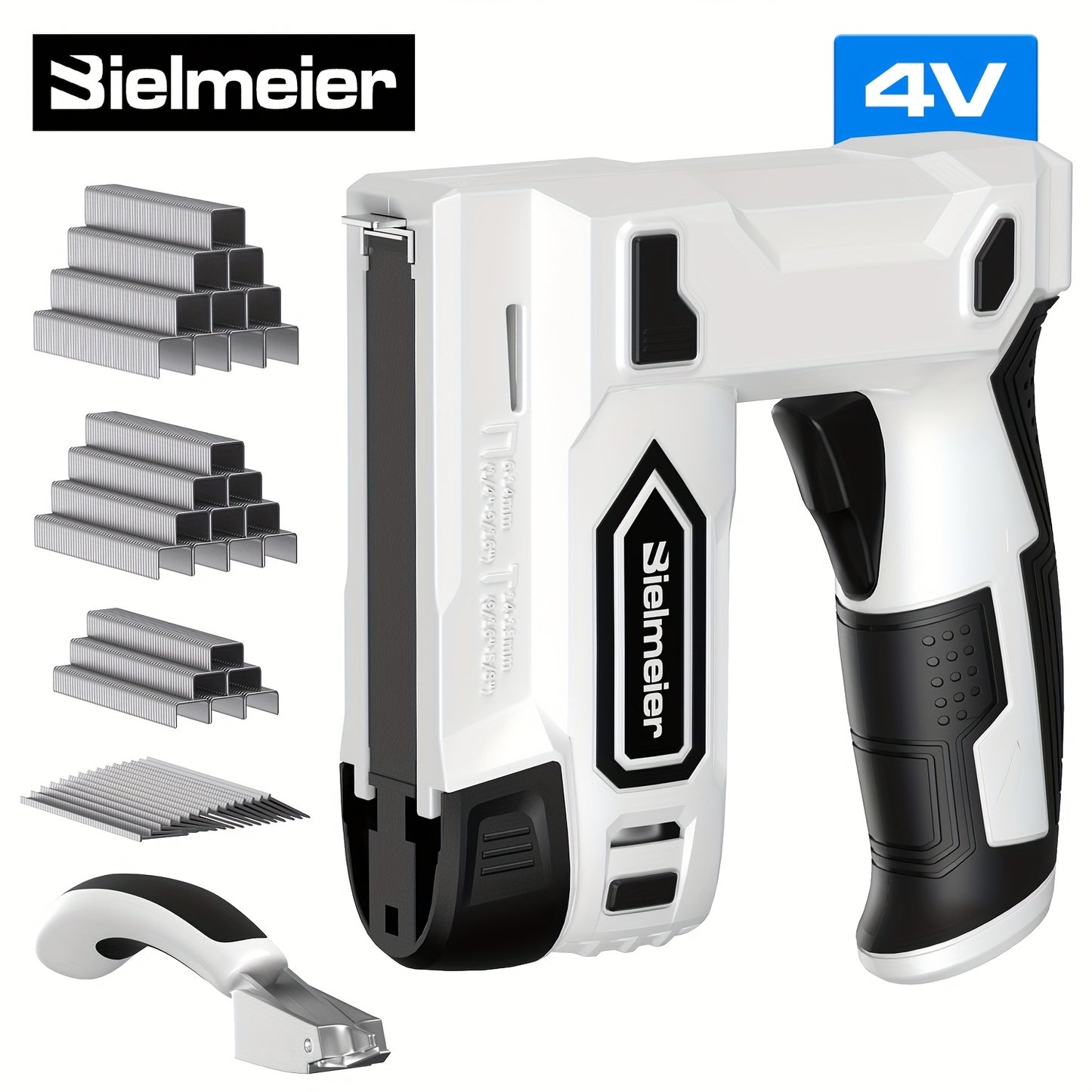 Bielmeier 20V/4V Cordless 2-in-1 Nail Gun for Carpentry