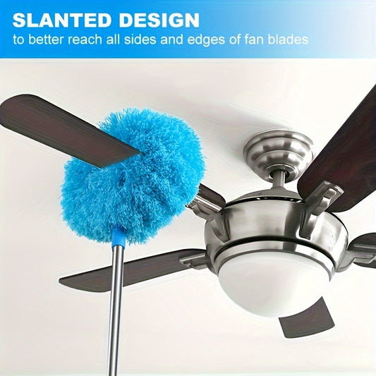 1 Set Cleaning Fan Cleaner With Extension Bar Dust Brush