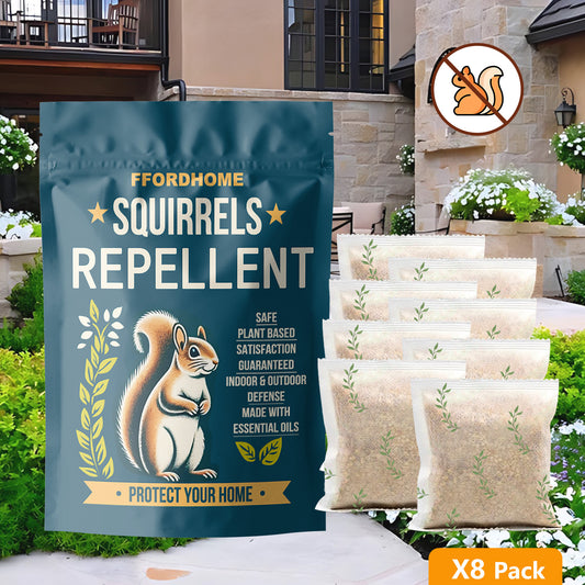 Squirrel Repellent, Squirrel Deterrent, Outdoor Squirrel Repellent, Protects Plants from Squirrel Damage, Suitable for Attics, Yards, Lawns, and Garden Plants