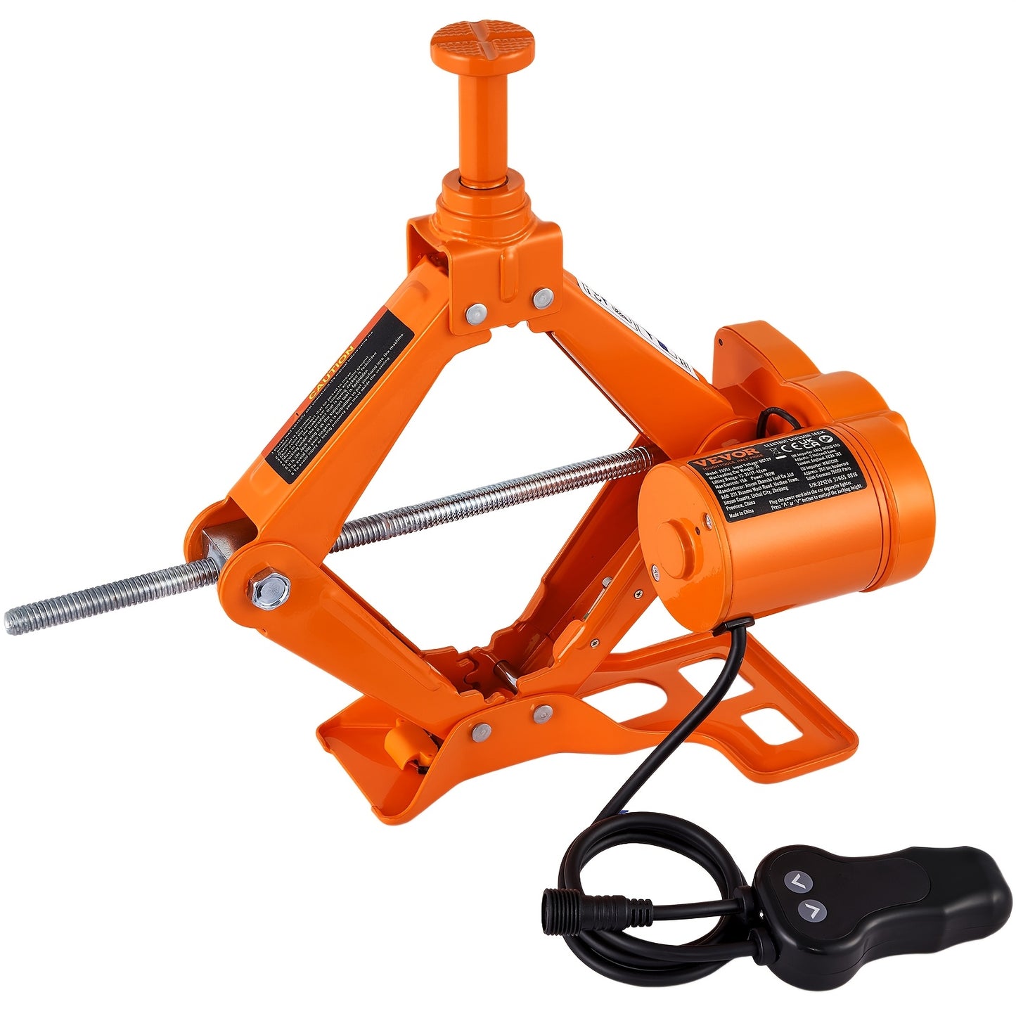 Happybuy Auto Elevator, 3 Ton/ 6600 Lbs Lift, 12V Automated Scissor Lift with Twin Supports And Remote Control, Compact Vehicle Lift for Sedan, SUV, And Truck Wheel Replacement