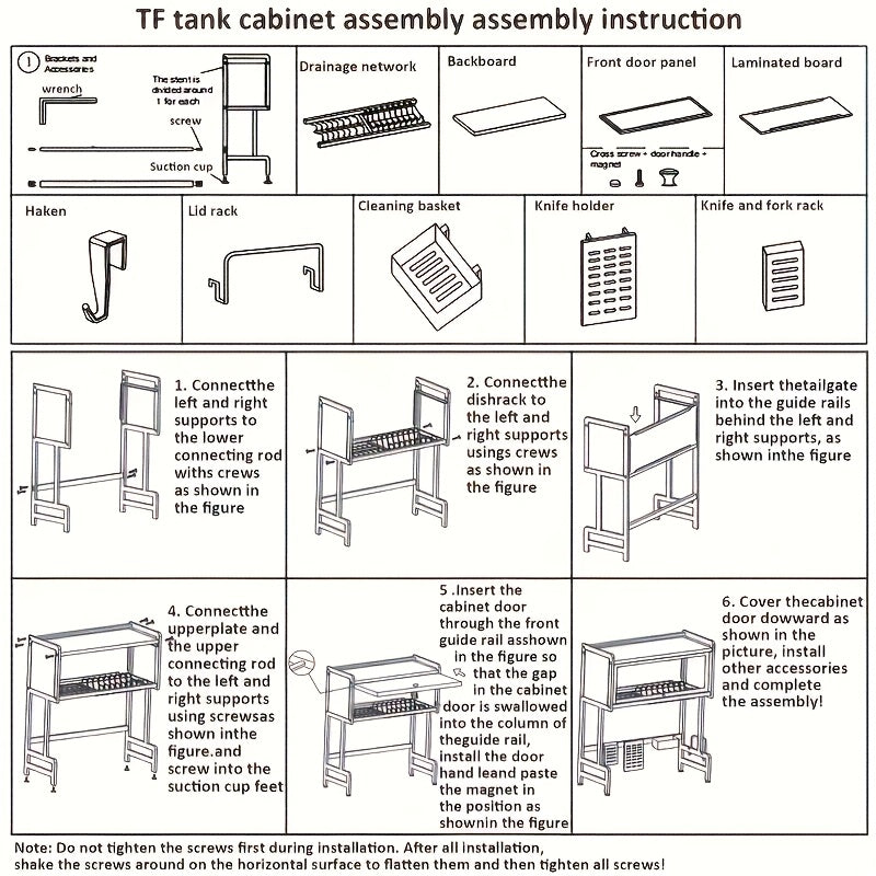 Black Carbon Steel Multi Tier Drainage Rack For Kitchen Sink Chopstick Drying^