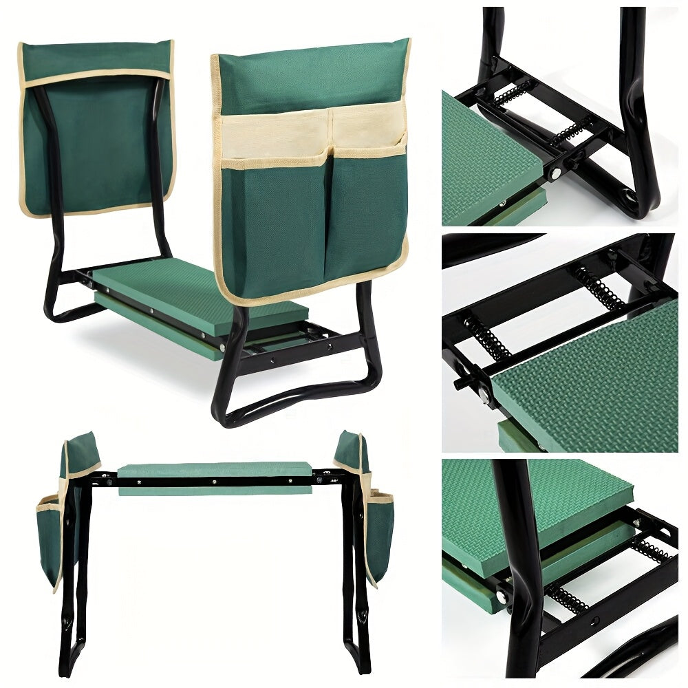 Uten Upgraded Foldable Garden Kneeler And Seat With Thick Soft Kneeling Pad