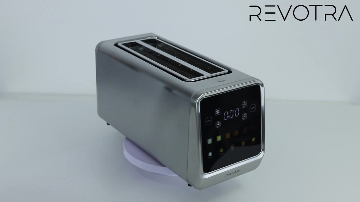 Long Slot 4 Slice Toaster With Touch Screen Display