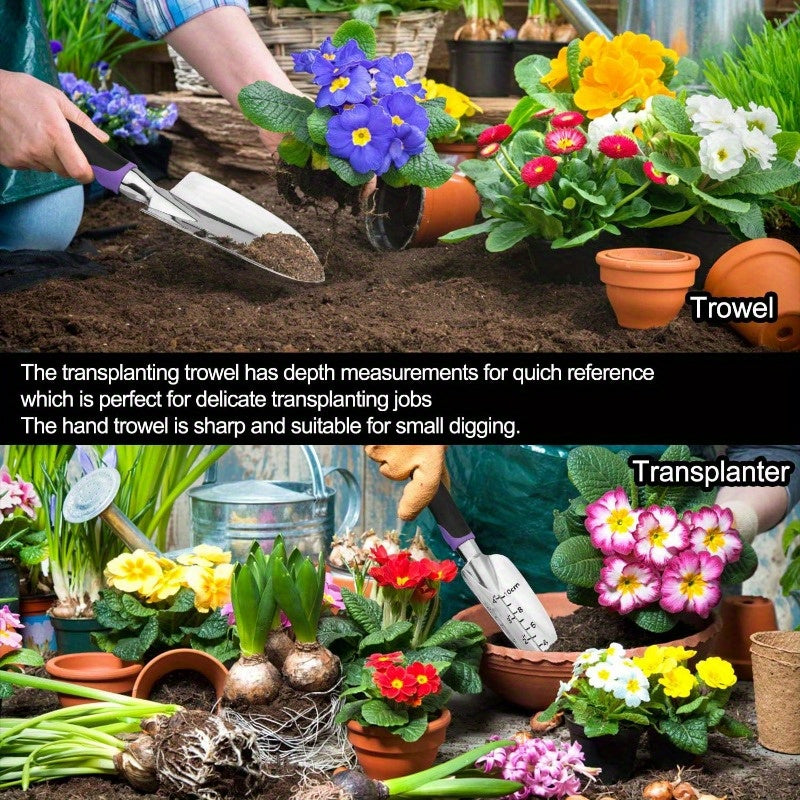 23 Piece Garden Tools Set With Tool Bag Gloves Sprayer Succulent Tools