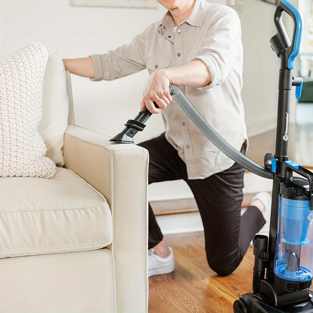 Bagless Upright Vacuum Cleaner With Large Dust Cup Capacity, Efficient Cyclone Filtration System & 17ft Cord For Carpet, Hard Floor And Pet Hair