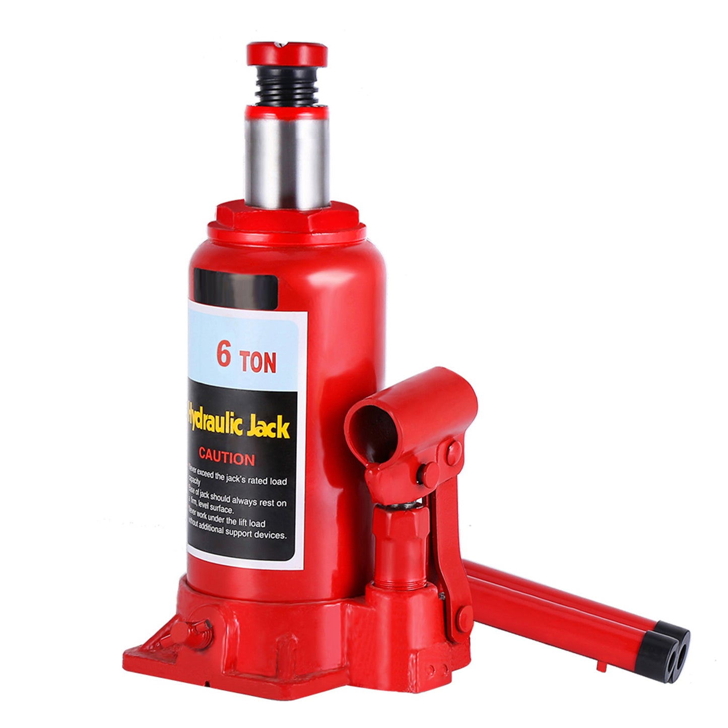 6T Hydraulic Bottle Jack For Lifting Cars Vans And Vehicles