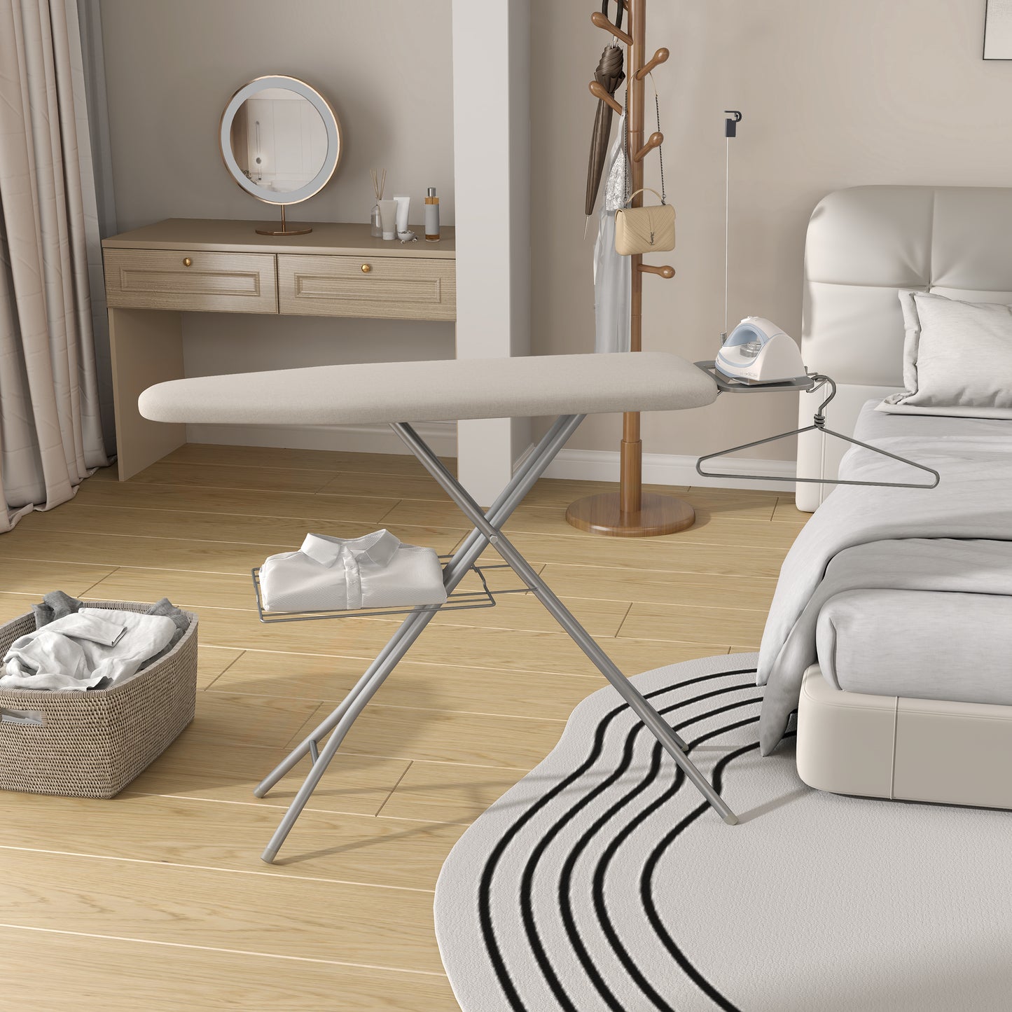 Costoffs Full Size Ironing Board Height Adjustable With Cord Holder