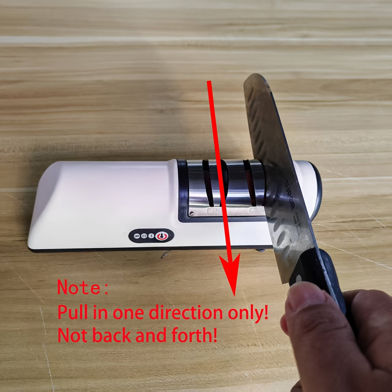 Professional USB Rechargeable Electric Knife Sharpener, 2-Stages Knife Sharpeners 20-Degree Straight Edge, for Kitchen Knives Sharpening and Polishing, Fit for chef knives, slicing knives, santoku knives, paring knives pocket