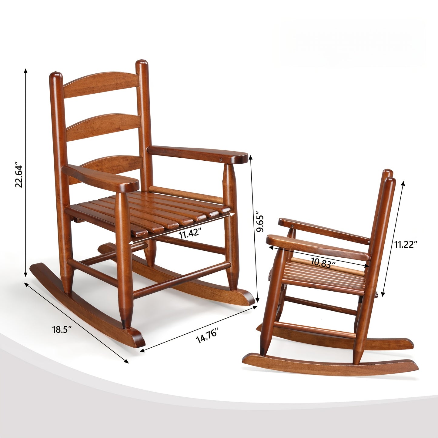 Kids Rocking Chair For 3 To 6 Years Solid Wood Teak Rocker