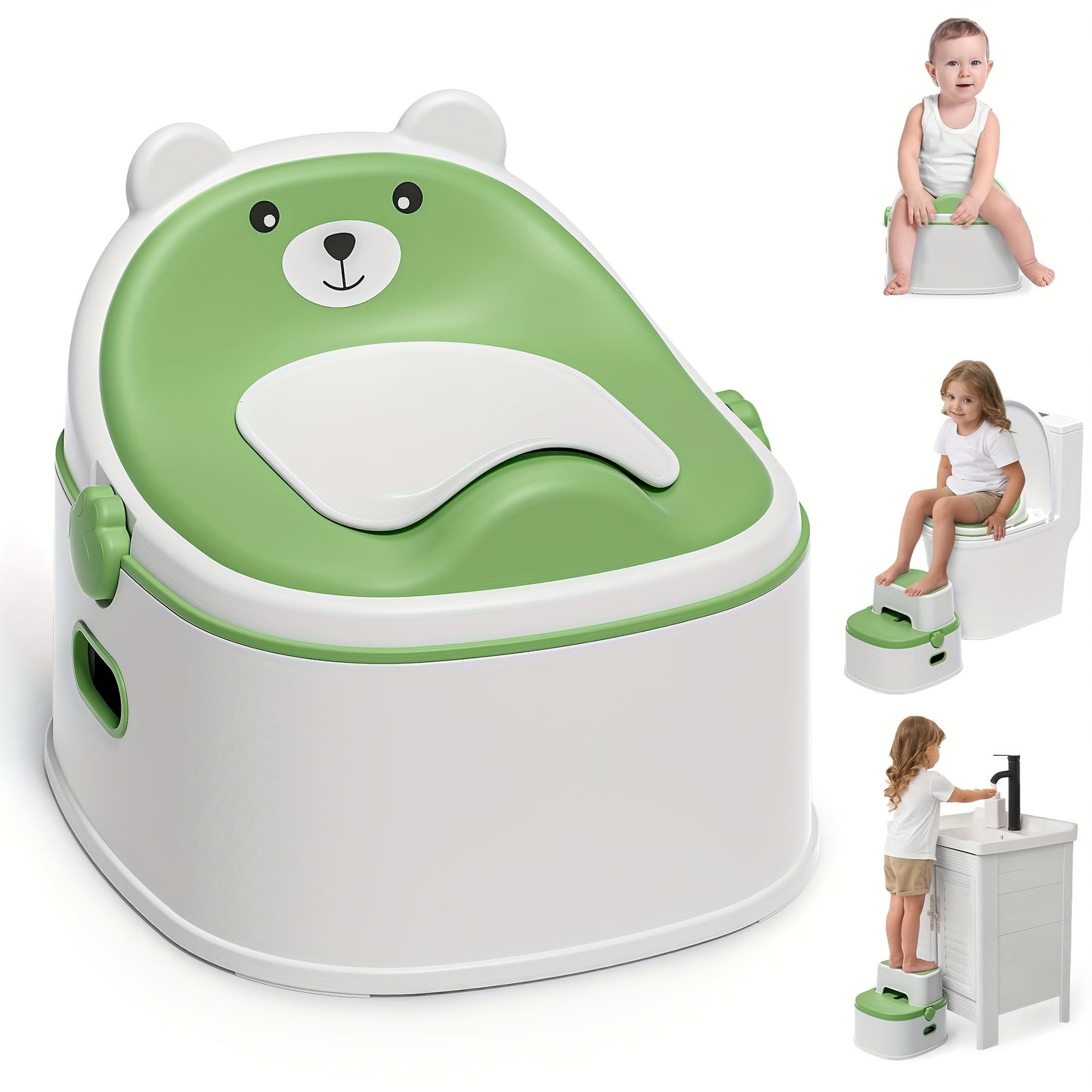 3 In 1 Potty Training Toilet Portable Potty Seat Toddler