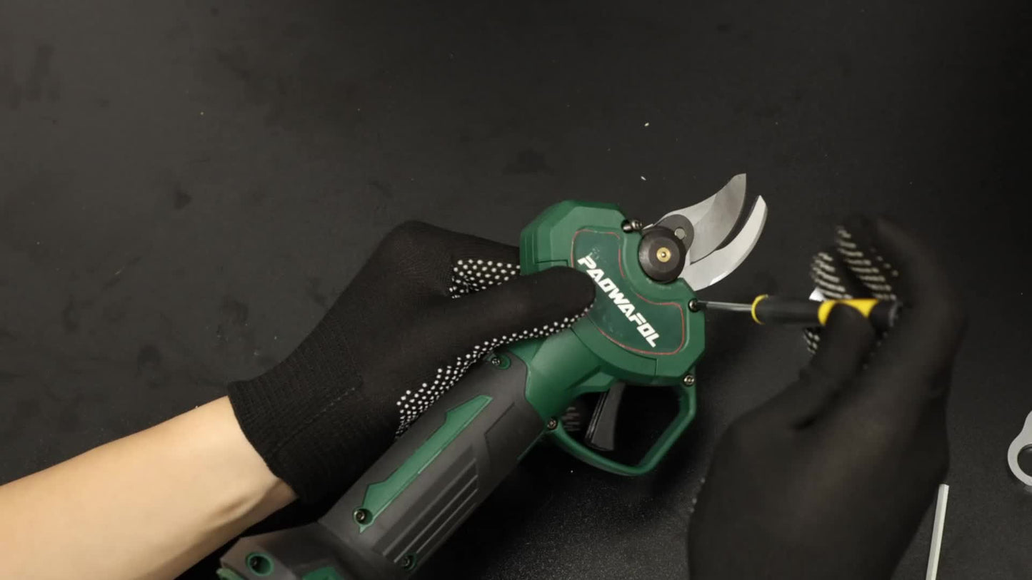 Cordless Electric Pruning Shears With 2 Rechargeable Batteries 41mm Cutting