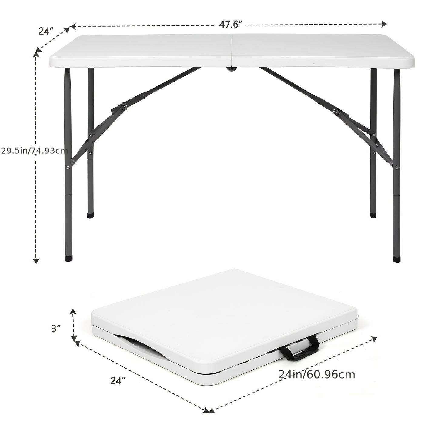 4ft/6ft Plastic folding Table