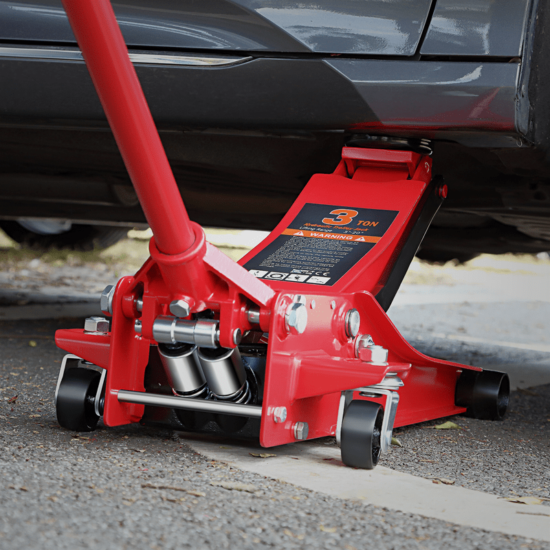 3 Ton Low Profile Hydraulic Floor Jack 6000 Lbs Capacity 3 To 20 Inches
