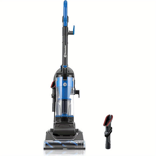 Bagless Upright Vacuum Cleaner With Large Dust Cup Capacity, Efficient Cyclone Filtration System & 17ft Cord For Carpet, Hard Floor And Pet Hair