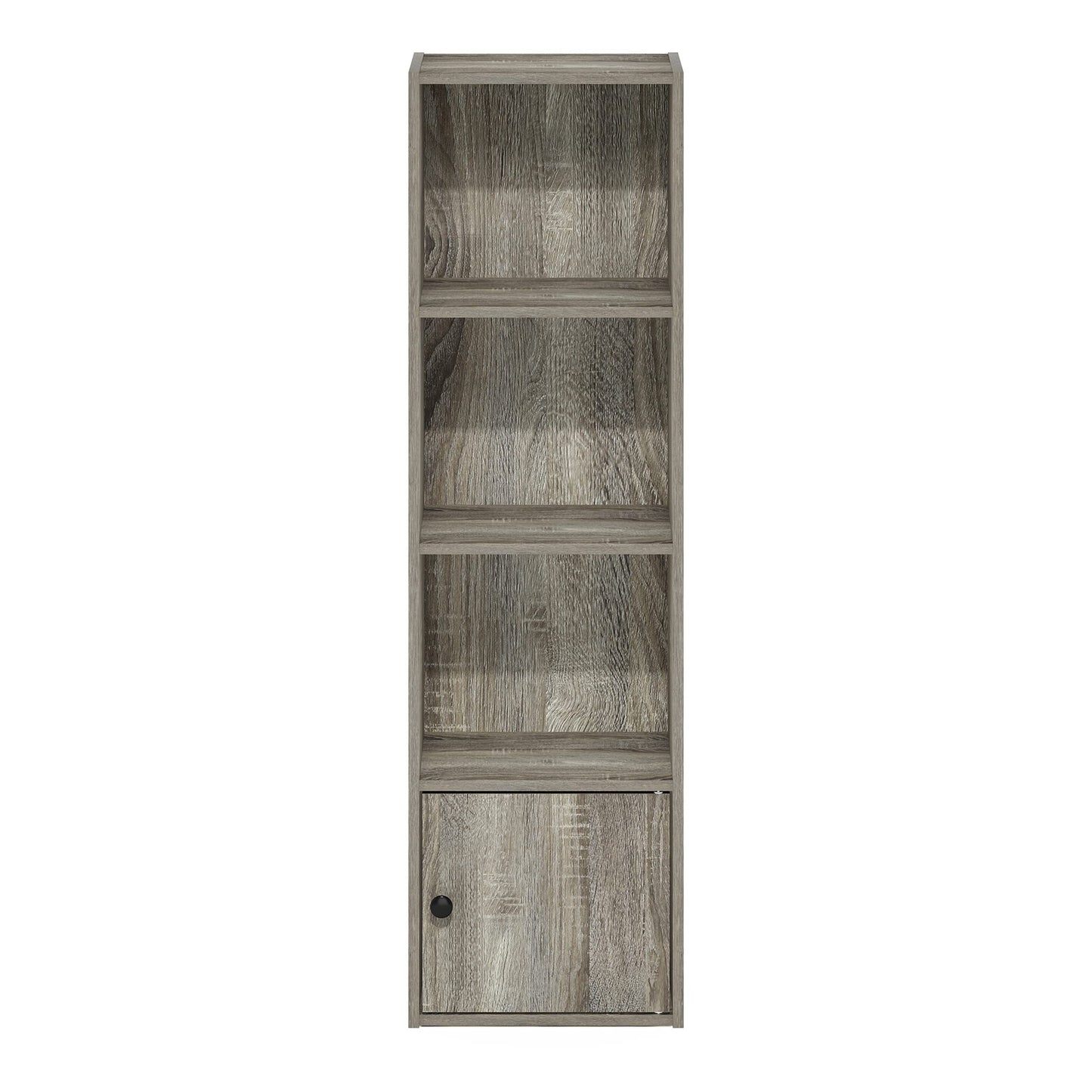 1 Door Shelf Bookcase with Modern Storage Cabinet, Space-Saving Home Organizer