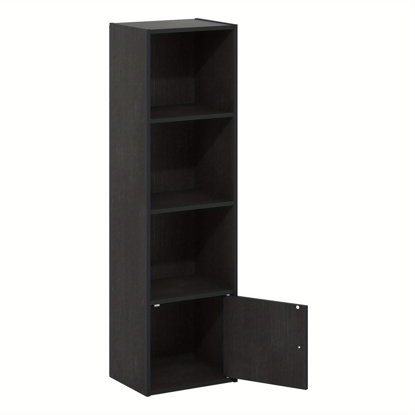1 Door Shelf Bookcase with Modern Storage Cabinet, Space-Saving Home Organizer