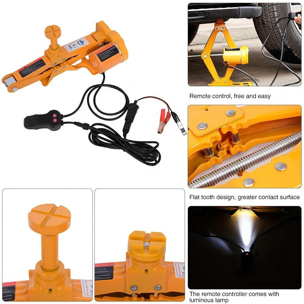 3 Ton Electric Car Jack 12V Scissor Lift Floor Jack For Tire Change
