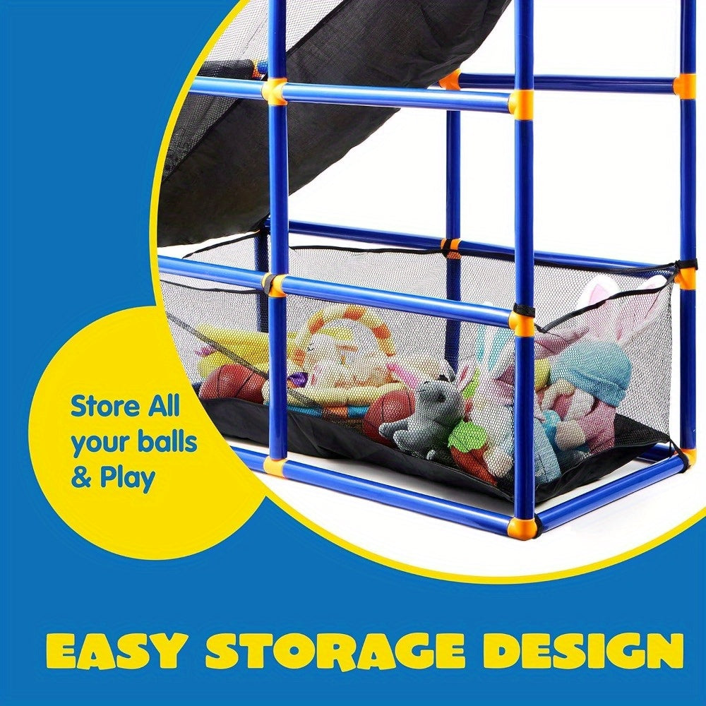 Arcade Basketball Set With 4 Balls And Hoop Air Pump Kids