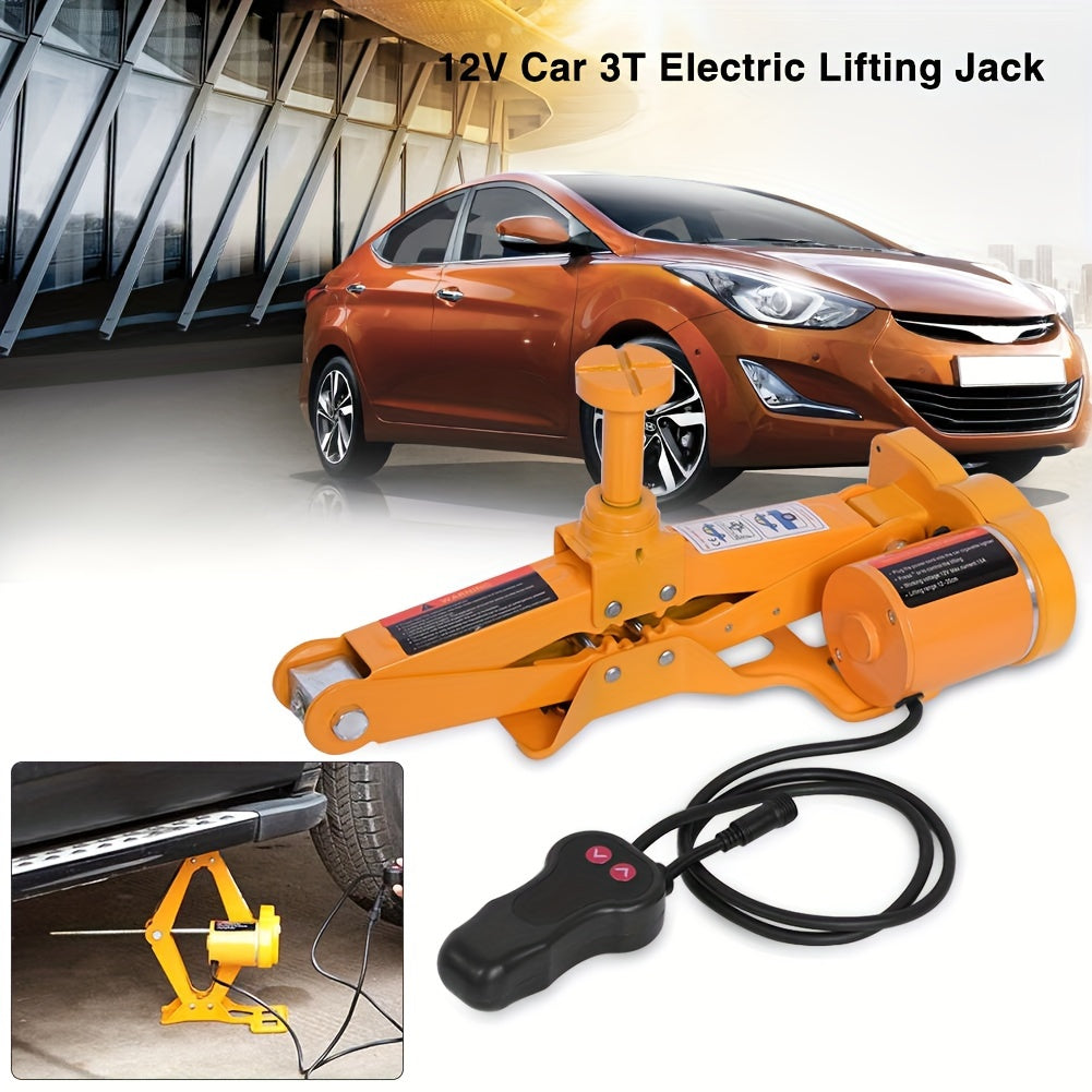 3 Ton Electric Car Jack 12V Scissor Lift Floor Jack For Tire Change