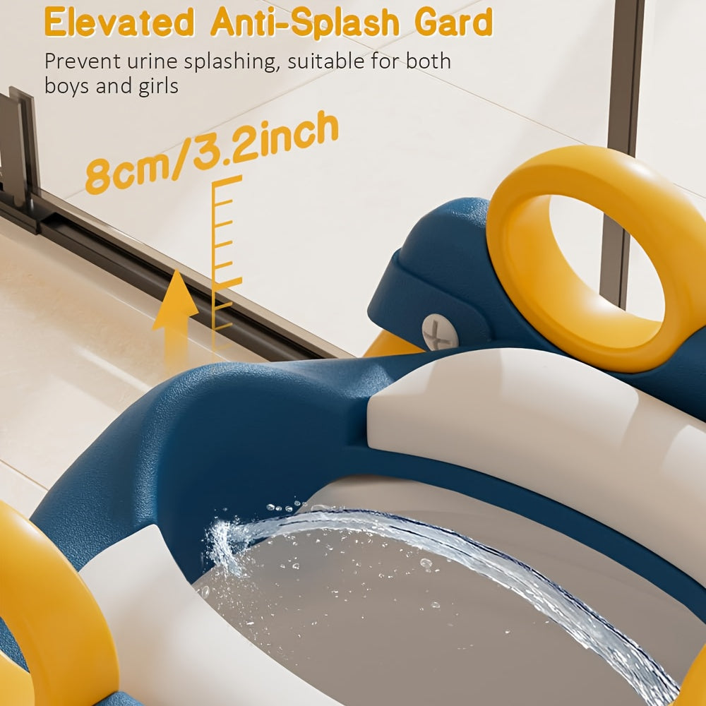 2 in 1 Potty Training Toilet With Steps And Handrails
