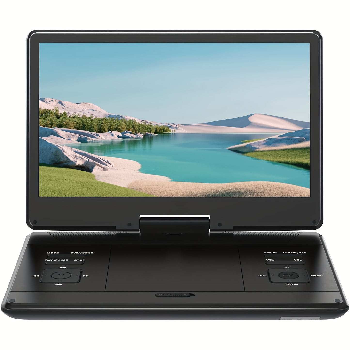Portable DVD Player 14.1 Inch HD Screen 4 To 6 Hour Battery