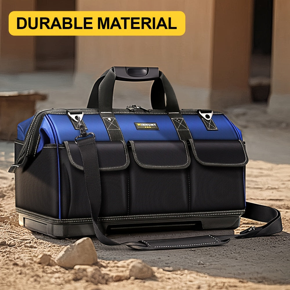 WINHUNT 15 17 19 Inch Heavy Duty Tool Bag Large Capacity 3 Layer Organizer