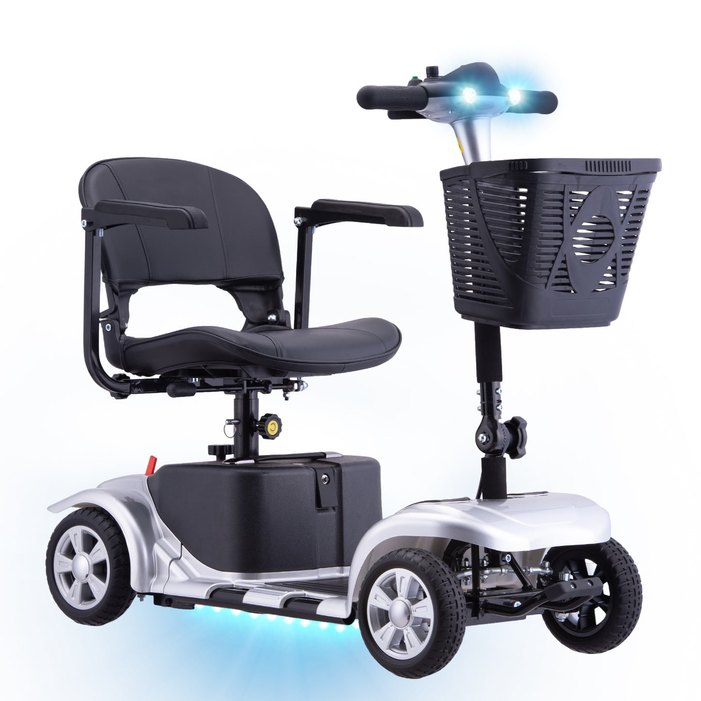 Electric Mobility Scooter for Adults, Senior, 4 Wheels Electric Powered Chargeable Device for Travel