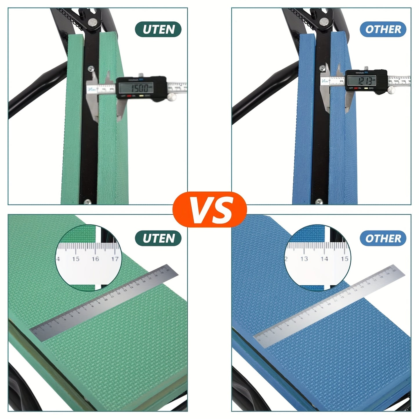 Uten Upgraded Foldable Garden Kneeler And Seat With Thick Soft Kneeling Pad