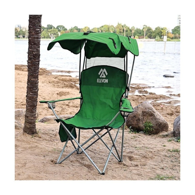 BalanceFrom Canopy Chair Folding Camping Recliner Support with Carrying Bag