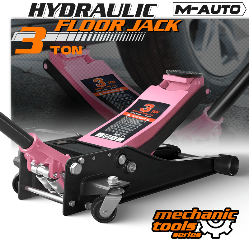 3 Ton Low Profile Hydraulic Floor Jack 6000 Lbs Capacity 3 To 20 Inches