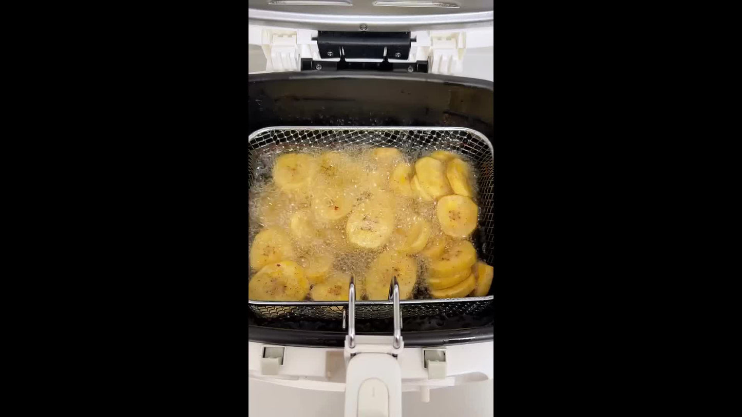 1500W Electric Deep Fryer With Adjustable Temp Control