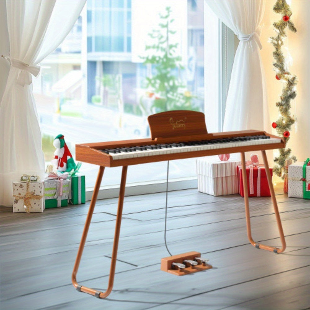 Glarry Digital Piano 88 Keys Keyboard With U Shape Stand