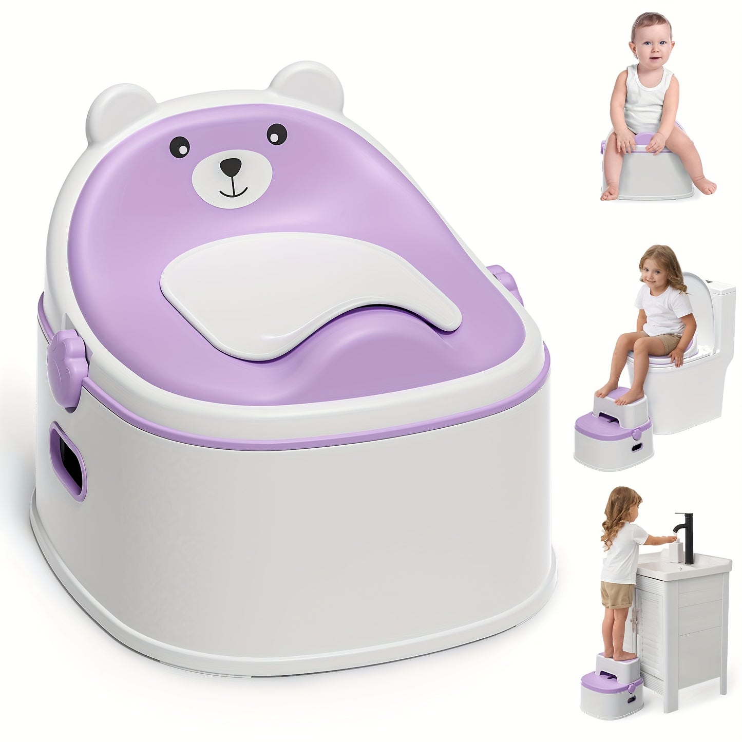 3 In 1 Potty Training Toilet Portable Potty Seat Toddler