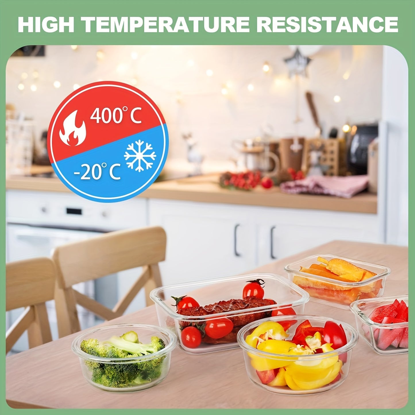 12 Pack Glass Food Storage Containers With Lids Airtight Microwave Safe