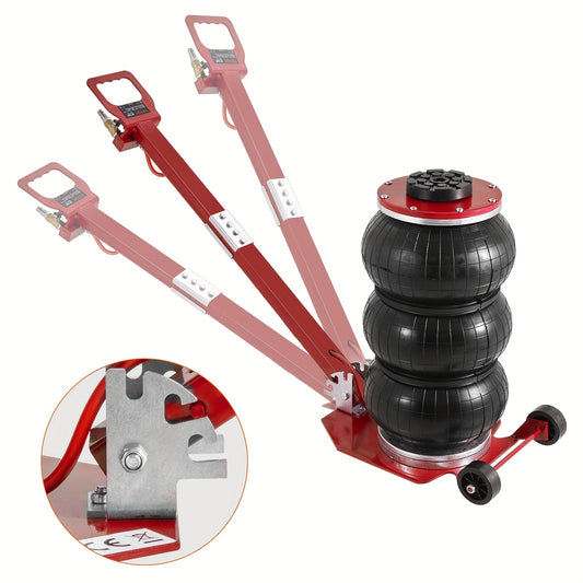 Happybuy 3 Ton Aluminum Pneumatic Jack With 6600 Lbs Capacity And 17.7 Inch Lift