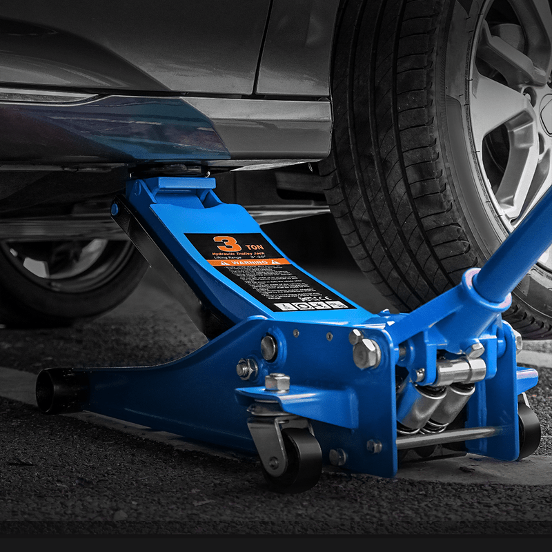 3 Ton Low Profile Hydraulic Floor Jack 6000 Lbs Capacity 3 To 20 Inches