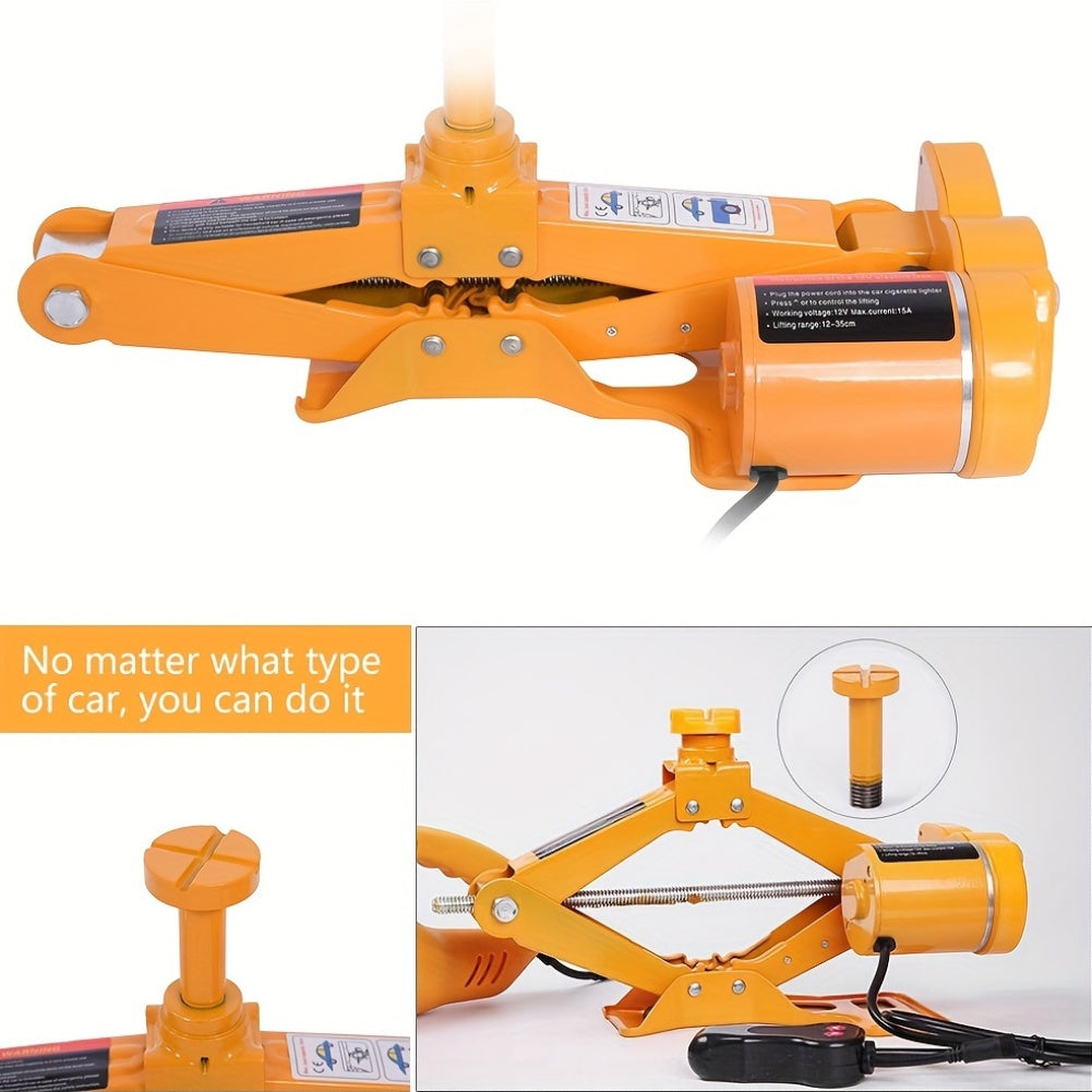 3 Ton Electric Car Jack 12V Scissor Lift Floor Jack For Tire Change