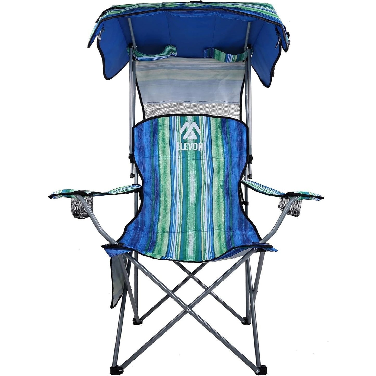 BalanceFrom Canopy Chair Folding Camping Recliner Support with Carrying Bag