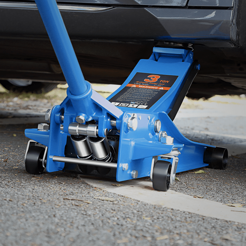 3 Ton Low Profile Hydraulic Floor Jack 6000 Lbs Capacity 3 To 20 Inches
