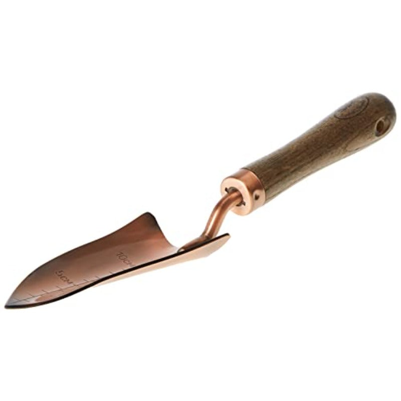 Copper Plated Heavy Duty Garden Shovel With Long Handle And Measurement Markings