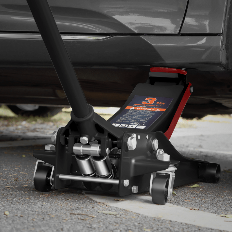 3 Ton Low Profile Hydraulic Floor Jack 6000 Lbs Capacity 3 To 20 Inches