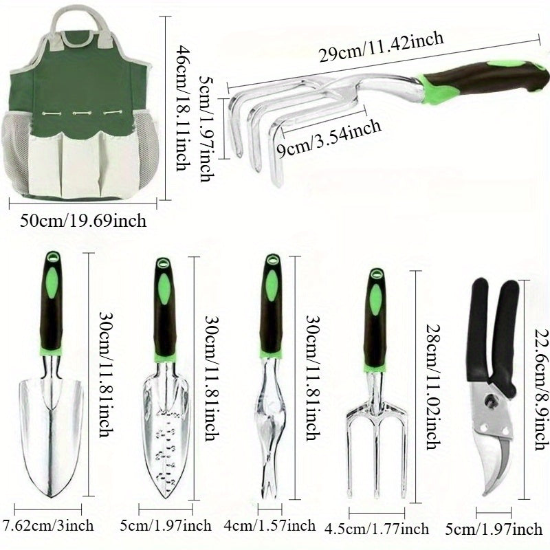 23 Piece Garden Tools Set With Tool Bag Gloves Sprayer Succulent Tools