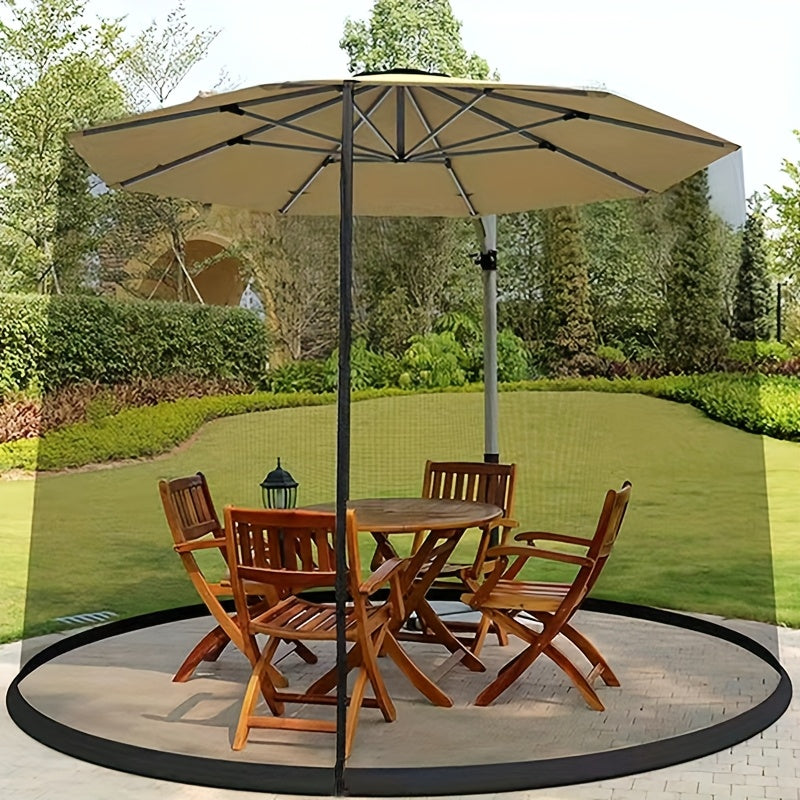Courtyard Mosquito Net Sunshade Mesh Cover Outdoor Umbrella Without Pole