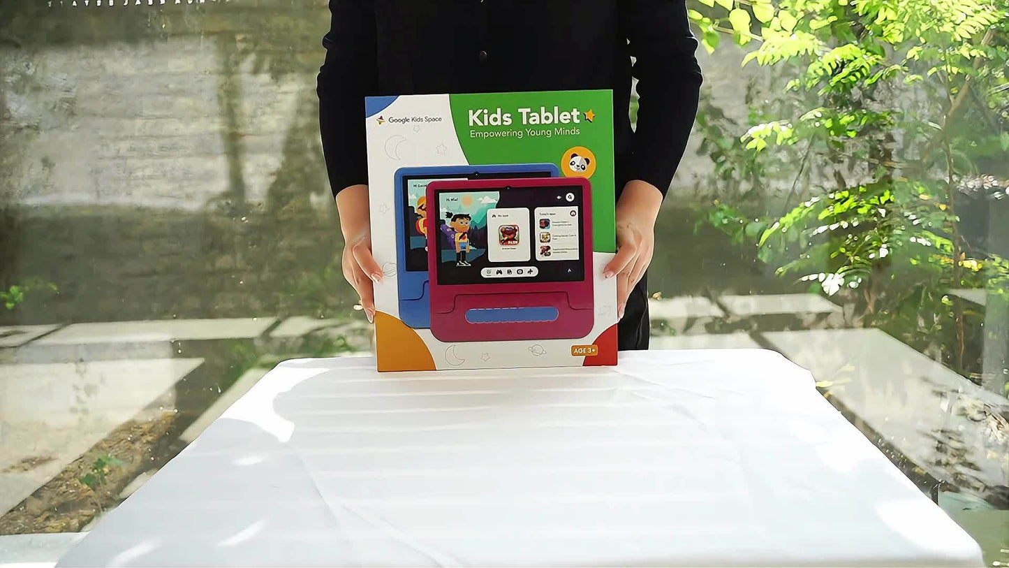 Android 13 Tablet, 10.1-inch Kids Tablet, 1280*800, 4GB(2GB+2GB Expandable) ROM, 32GB RAM, WiFi, 5000mAh, Dual Camera, Parental Controls, Preloaded Apps, Games, Learning Education Tablet with Case, Tablet PC, Eye-Protection,