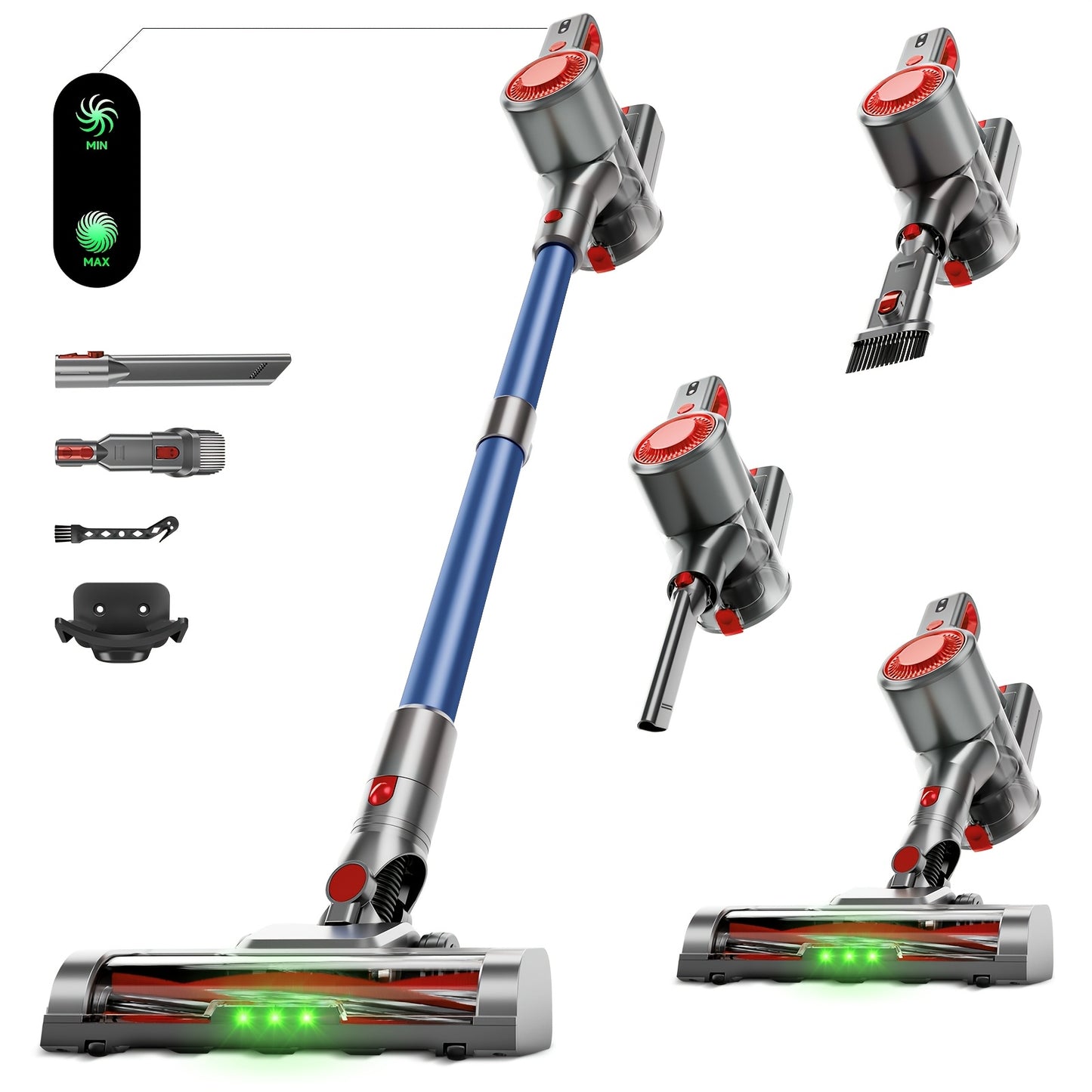 Cordless Vacuum Cleaner 35000 To 46000 Pa Lightweight