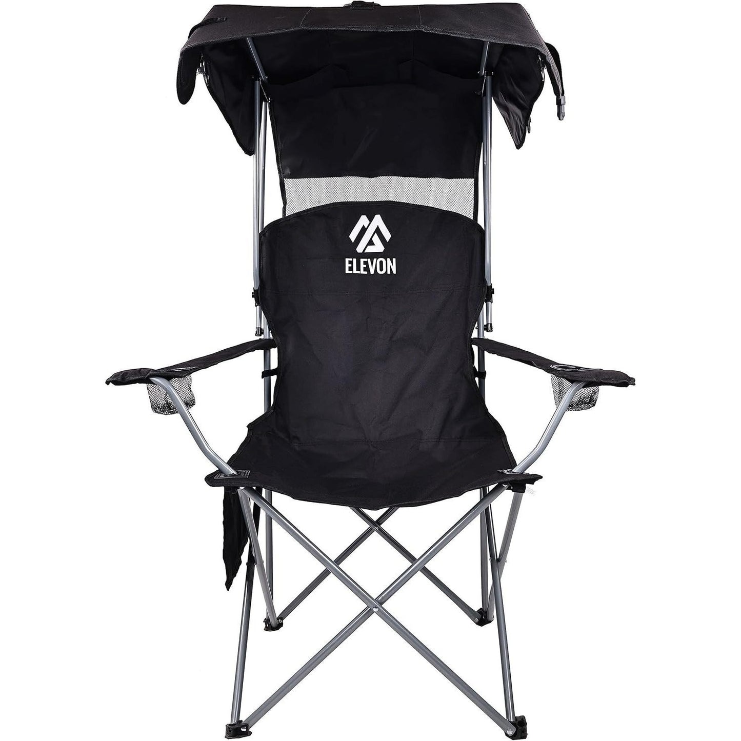 BalanceFrom Canopy Chair Folding Camping Recliner Support with Carrying Bag